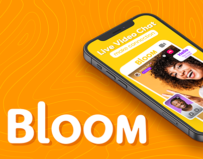 Project thumbnail - Bloom Vide Chat Mobile App - App Store Images