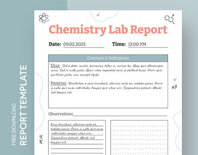 Free Editable Online Chemistry Lab Report Template