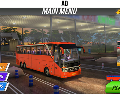 Bus Simulator Game UI