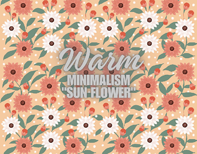 Warm Minimalism "Sun Flower"