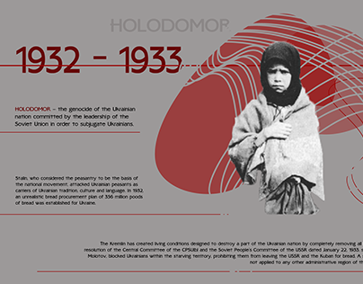 Famine in Ukraine (Holodomor 1932-1933)