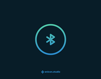 Bluetooth LOTTIE Icon