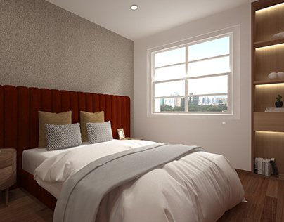 3dmax master bedroom design