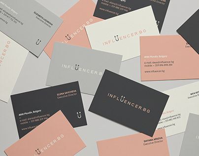 Influencer Agency. Branding project
