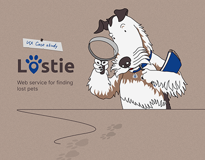 Service for finding lost pets — UX Case Study