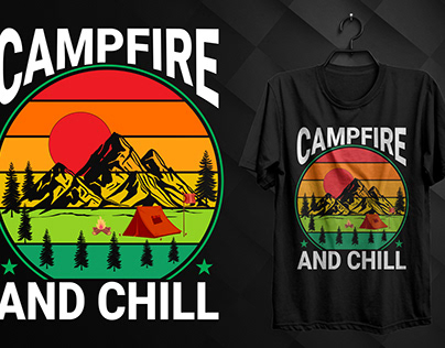 Camping T-Shirt Design