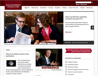 Elon University School of Law Website