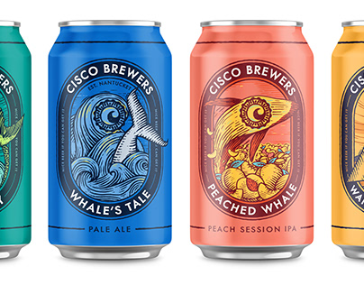 Cisco Brewers Labels Illustrated by Steven Noble