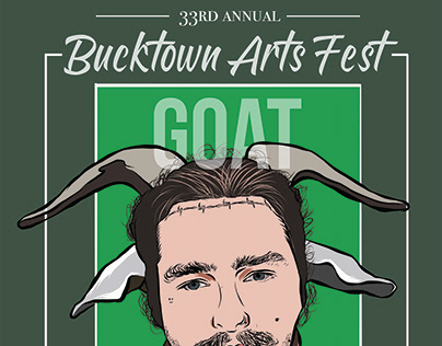 Bucktown Arts Fest Poster entry