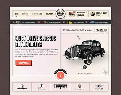 Vintage Car - Web App