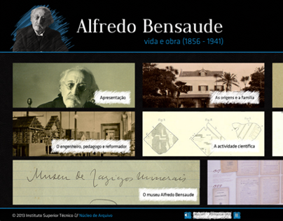 Project thumbnail - Website & Virtual Museum - IST - Alfredo Bensaude