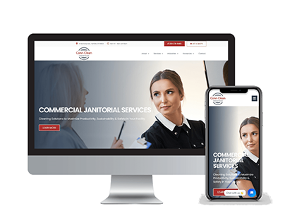 Cleaning Service Responsive Website