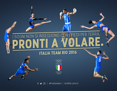 Pronti A Volare - Coni ITALIA TEAM Olimpiadi Rio 2016