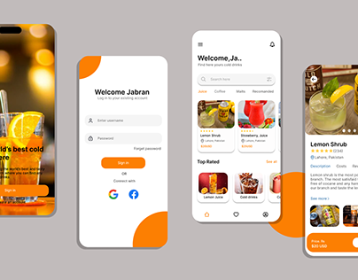 Cold drinks Mobile Application