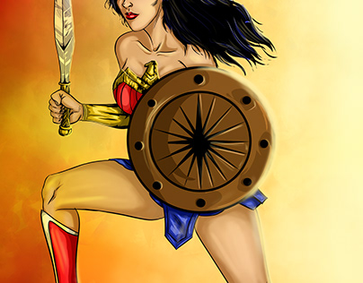 Wonder Woman FanArt Ilustración