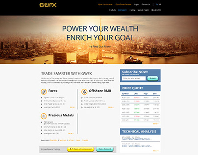 GWFX Global - WEB DESIGN
