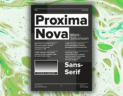 Proxima Nova Microblog Swiss Design.