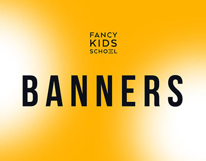 Banners for theatre&cinema school
