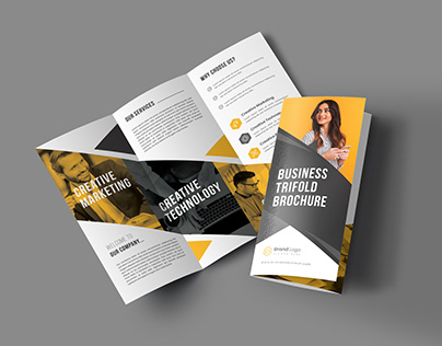 Business Tri-fold Brochure Design Template