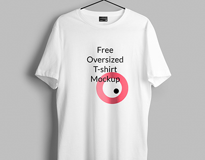 Oversized T-Shirt Mockup - Freebie
