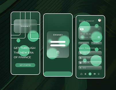 Project thumbnail - SWANKY banking app