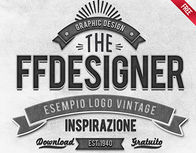 Logo Vintage PSD free download
