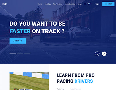 Driver Racing Website