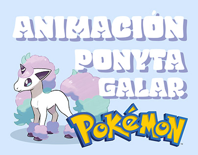 Animación Ponyta Galar