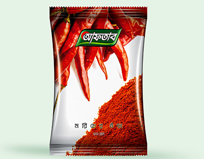 Aftab Powdered Spices Packaging