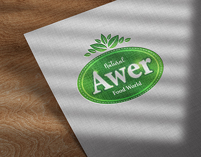 Awer Food World Natural | Logo Design