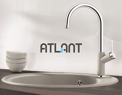 ATLANT logo (water tap)