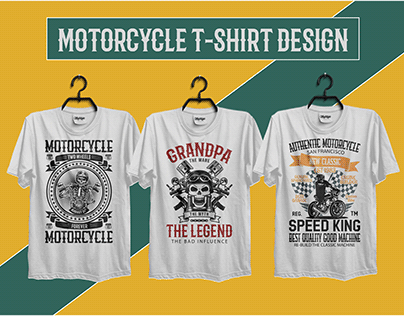 Motorcycle T-shirt Design.
