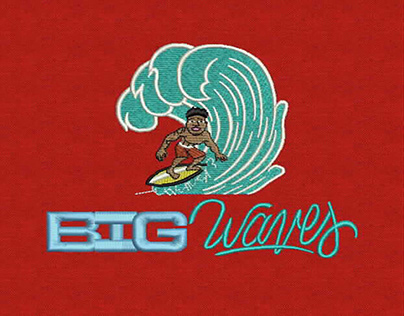 Big Waves digitize logo
