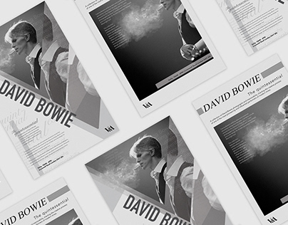 Poster Design: David Bowie// The Quintessential