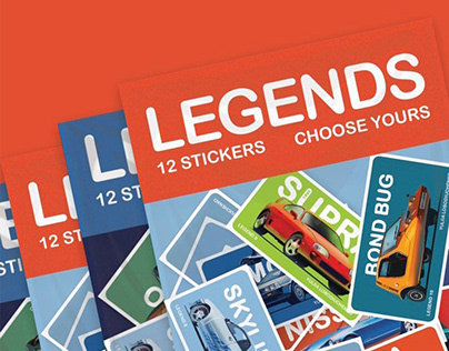 LEGENDS I Sticker pack in collaboration with KLEI