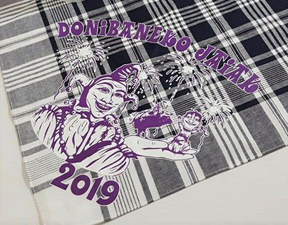 Ilustración para Donibaneko jaiak 2019