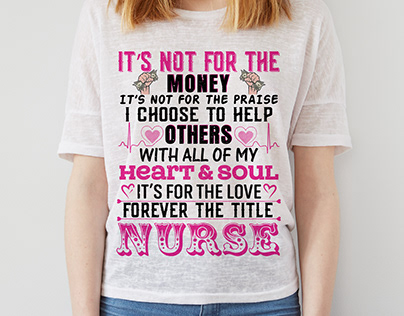 Awesome proud Nurse Tshirt design (black and white)gift