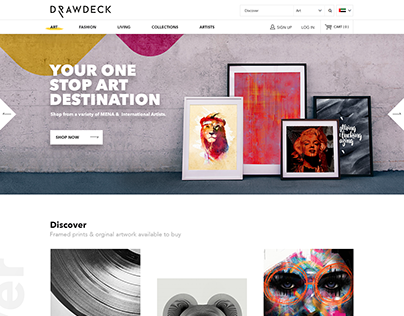 DrawDeck Website Design