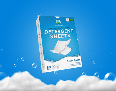 Lucent Globe | Laundry Detergent Sheets Packaging
