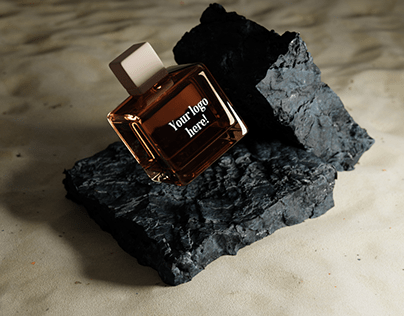 Mockup perfume visualization