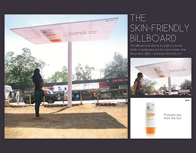 The Skin Friendly Billboard for Garnier Sunscreen