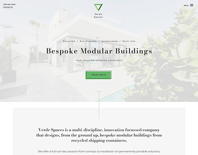 Verde Spaces - Branding & Website Design