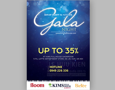 [Tờ rơi/ Flyer] Gala Nights - Kims Fullhouse