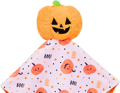 Halloween Pumpkin Snuggle Blanket