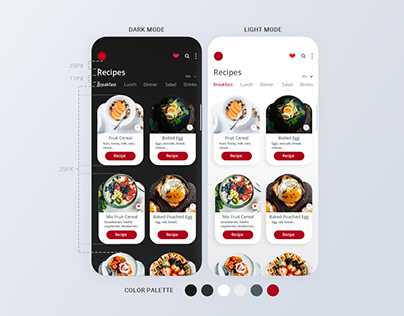 Cookbook App Design
