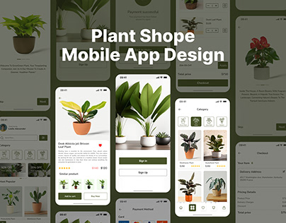 Plant Shope Mobile App Design
