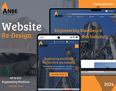 Project thumbnail - ANBE Website Re-design