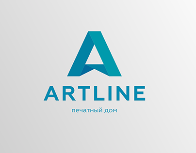 Логотип, брендбук и сайт типографии Artline