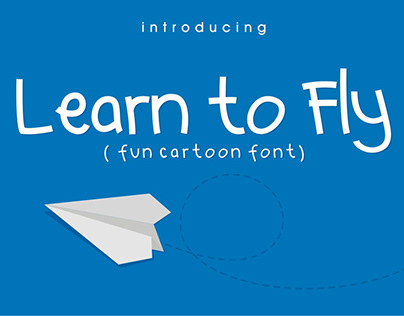 Learn to Fly - Fun Fonts