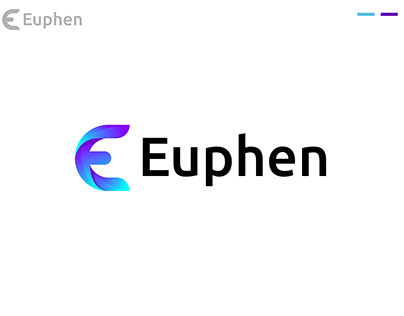 E letter modern 3d logo design| logo mark